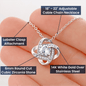 To My Beautiful Soulmate | Missing Piece Love Knot Necklace