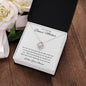 To My Amazing Bonus Mother | Loving Me Love Knot Necklace