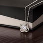 To My Mommy | Little Blue Bump Love Knot Necklace