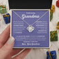 To My Loving Grandma | So Many Years Love Knot Necklace