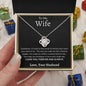 To My Wife | Smile Love Knot Necklace