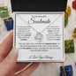 To My Beautiful Soulmate | Missing Piece Love Knot Necklace