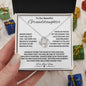 To Our Granddaughter | In Your Heart Love Knot Necklace
