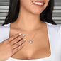 To My Beautiful Wife | My Heart Love Knot Necklace