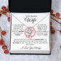To My Beautiful Wife | My Heart Love Knot Necklace