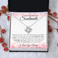 To My Smokin' Hot Soulmate | Through My Eyes Love Knot Necklace