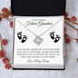 To My Amazing Future Grandma | I Love You Love Knot Necklace