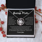 To My Bonus Mom | Thank You Love Knot Necklace