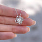 To My Beautiful Soulmate | Missing Piece Love Knot Necklace