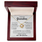 To My Loving Grandma | Forever Grateful Love Knot Necklace