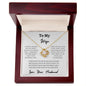 To My Wife | Can't Live Without You - Love Knot Necklace