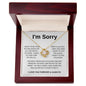 I'm Sorry | I Miss You Forever Love Knot Necklace