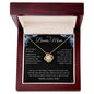 To My Bonus Mom | My Joy Love Knot Necklace