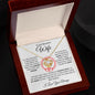 To My Beautiful Wife | My Heart Love Knot Necklace