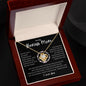 To My Bonus Mom | Thank You Love Knot Necklace