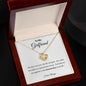 To My Girlfriend | Life Changed Love Knot Necklace