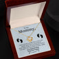 To My Mommy | Little Blue Bump Love Knot Necklace