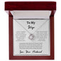 To My Wife | Can't Live Without You - Love Knot Necklace