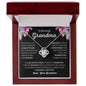 To My Loving Grandma | Thank You Love Knot Necklace