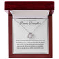 To My Beautiful Bonus Daughter | Amazing Love Knot Necklace