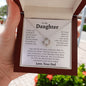 To My Daughter | Believe Love Knot Necklace