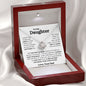 To My Daughter | In Your Heart Love Knot Necklace