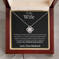 To My Wife | Smile Love Knot Necklace