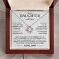 To My Daughter | Straighten Your Crown Love Knot Necklace