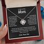 To My Loving Mom | Thank You Love Knot Necklace