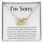 I'm Sorry | I Wish Interlocking Hearts Necklace