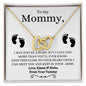 To My Mommy | Love Interlocking Hearts Necklace