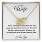 To My Wife | The One Interlocking Hearts Necklace