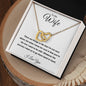 To My Wife | The One Interlocking Hearts Necklace