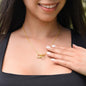 To My Gorgeous Granddaughter | Someday Interlocking Heart Necklace