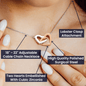 I'm Sorry | I Wish Interlocking Hearts Necklace