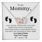 To My Mommy | Love Interlocking Hearts Necklace