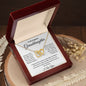 To My Gorgeous Granddaughter | Someday Interlocking Heart Necklace