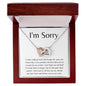 I'm Sorry | I Wish Interlocking Hearts Necklace