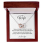 To My Wife | The One Interlocking Hearts Necklace
