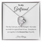 To My Girlfriend | Life Changed Forever Love Necklace