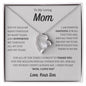 To My Loving Mom | Supported Love Knot Necklace