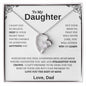 To My Daughter | Overwhelming Forever Love Necklace