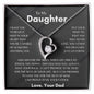 To My Daughter | Proud Forever Love Necklace
