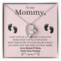 To My Mommy | Pink Kisses & Kicks Forever Love Necklace