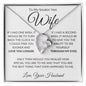 To My Smokin Hot Wife | Special Forever Love Necklace