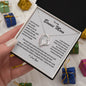 To My Bonus Mom | Held My Hand Forever Love Necklace