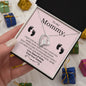To My Mommy | Pink Kisses & Kicks Forever Love Necklace
