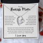 To My Bonus Mom | I Need To Say Forever Love Necklace