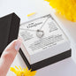To My Daughter | Never Forget Forever Love Necklace