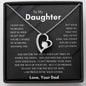 To My Daughter | Proud Forever Love Necklace